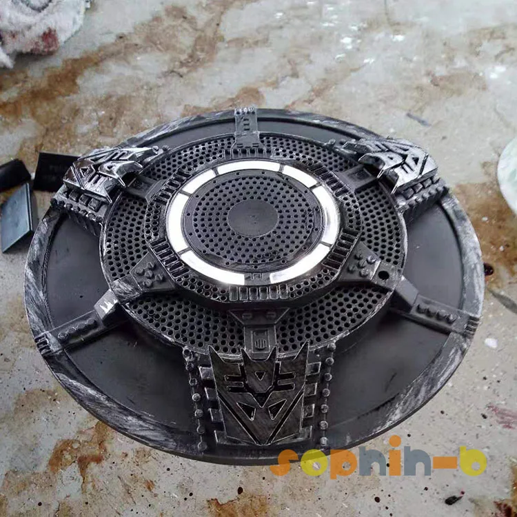Decepticon Base Трансформированный Optimus Prime с металлическими частями SS05 MP10 MP01 SS38 TE01 KO рисунок светодиодный стенд - Цвет: Decepticon Base
