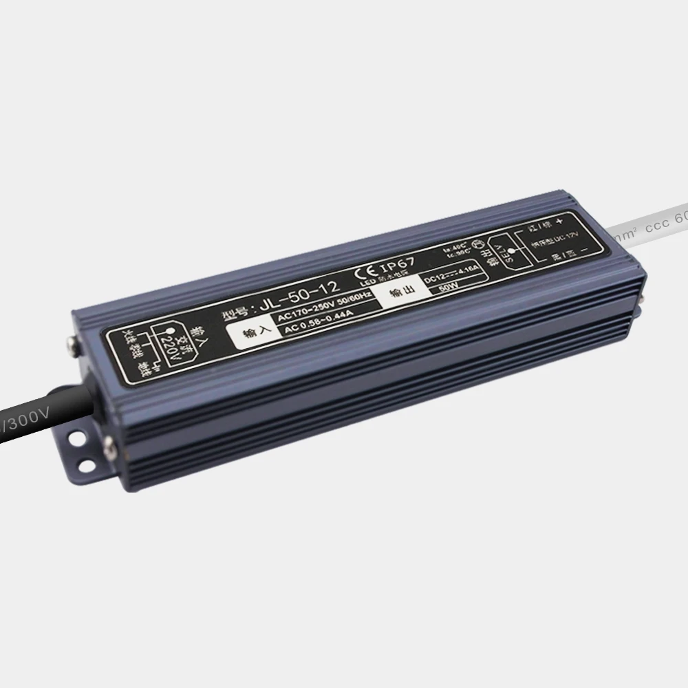 Светодиодная водонепроницаемая лампа мощностью 12 В 4 17 А 50 Вт со световой полосой