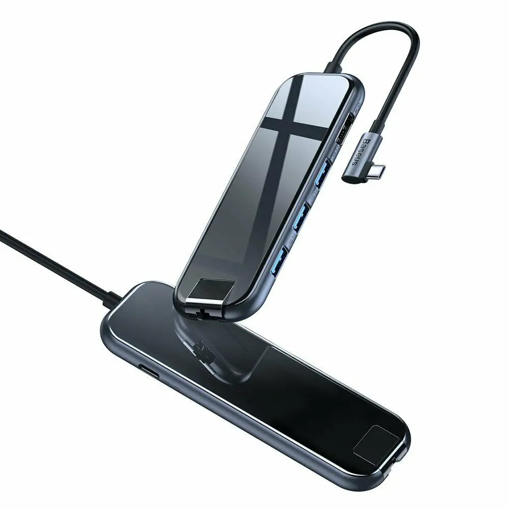 

Baseus Adapter HUB USB Typ C auf 3x USB 3.0 / HDMI 4K / RJ45 / USB Typ C PD