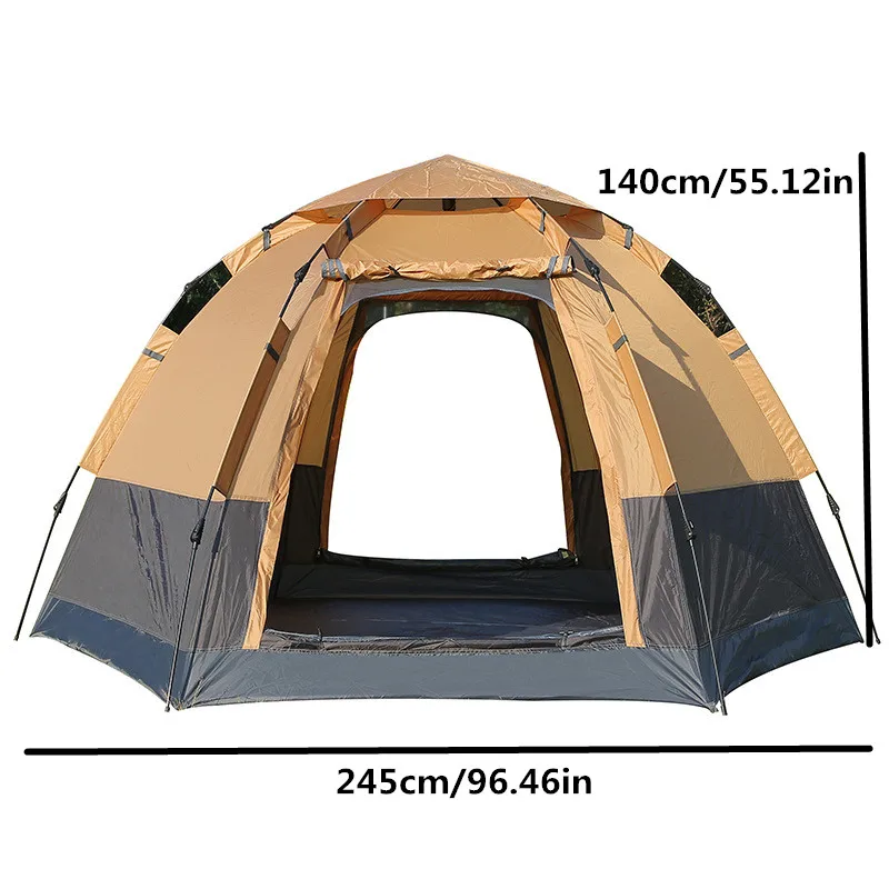 Ультраяркая Автоматическая палатка для кемпинга большая туристическая беседка