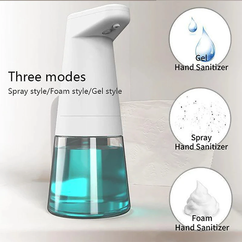 

Дозатор для жидкого мыла 350 мл автоматический интеллигентая (ый) Сенсор индукции Бесконтактный из АБС-пластика для мытья рук для мытья посуд...