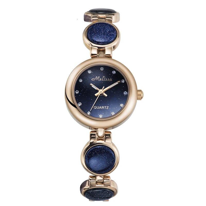 Швейцарские женские часы Melissa Роскошные Кварцевые водонепроницаемые модные с