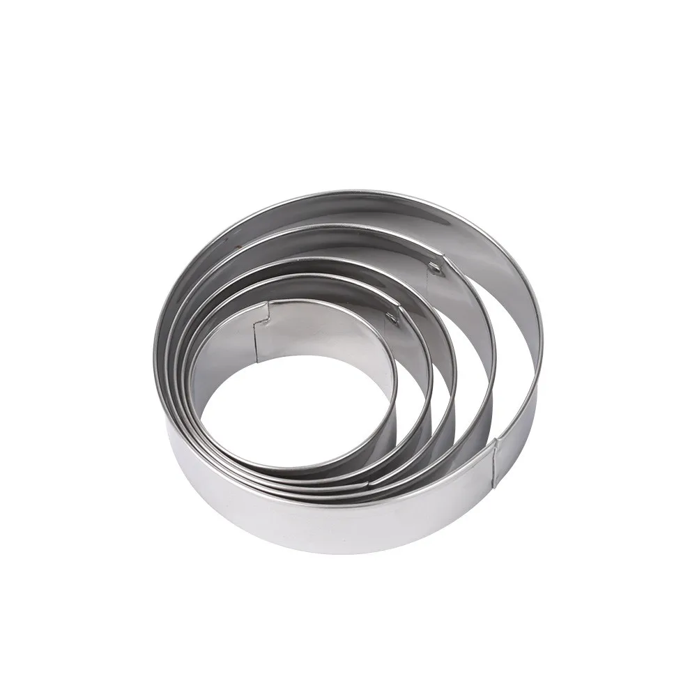 

Polymer Clay Cutter Tool New 7cm/6cm/5cm/4.5cm/3.8cm Round Cutters Stainless Steel Cutting Die Clay Tools Mols