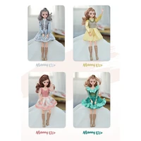 2021 new edition 32cm doll 3d eyes with clothes outfit shoes makeup 11 movable joints doll for girls childrens day gift gift