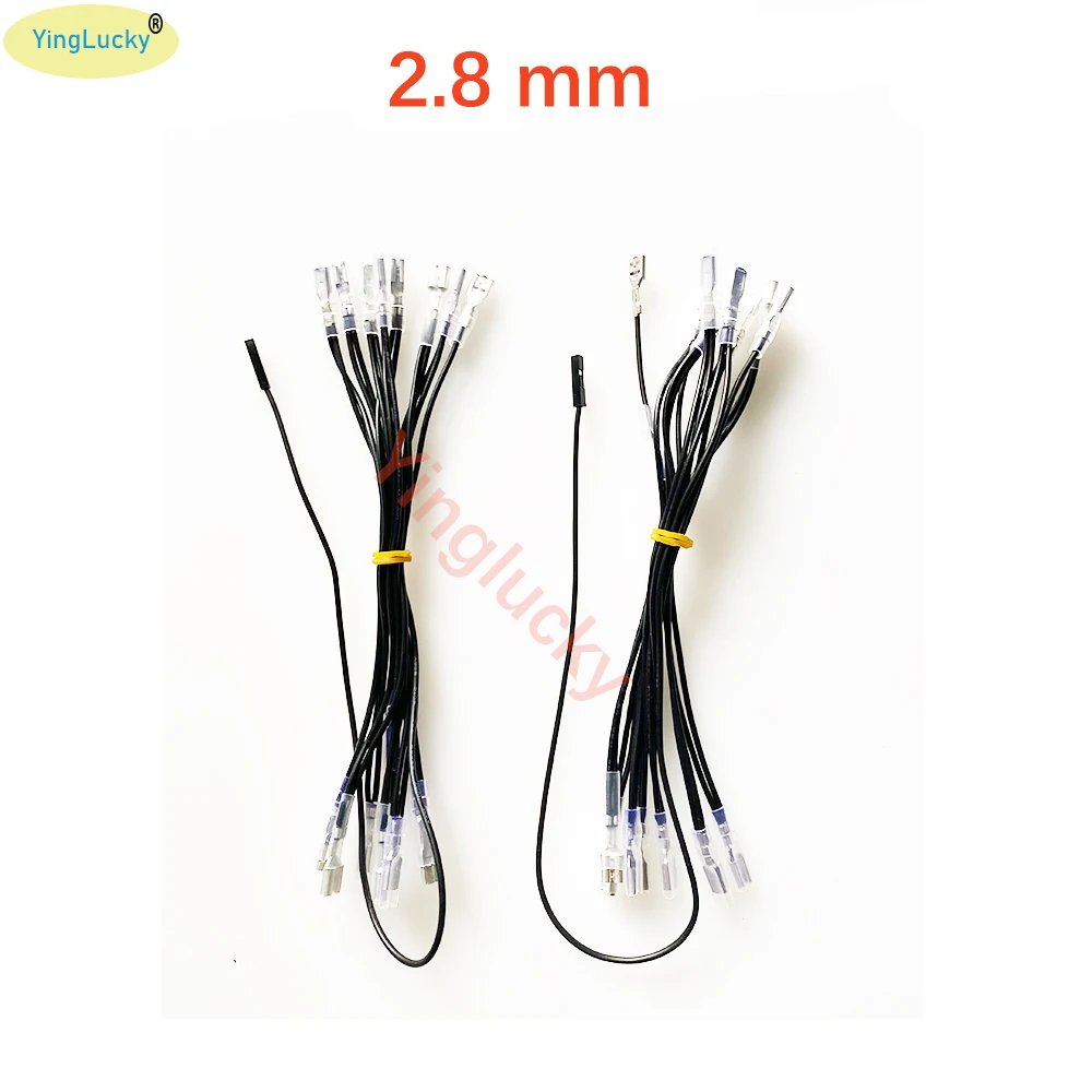 2 игрока кабель Xin Mo джойстик для ПК USB энкодер проводка 8 мм и 4 аркадные кабели Sanwa
