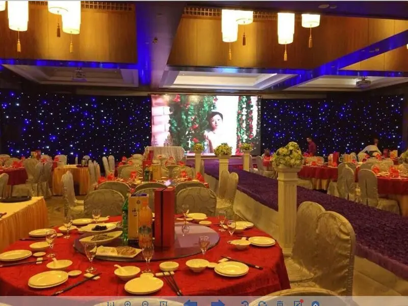 

3M x 4M LED Star Cloth Curtain DJ Equipment For Wall Decoration Wedding LED Backdrop