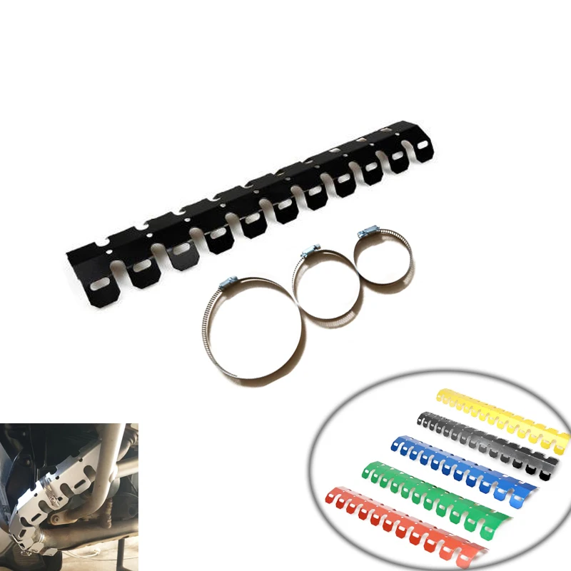 Защита выхлопной трубы мотоцикла глушитель Защитная крышка тепловой экран для