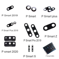 2pcs new back rear camera glass lens for huawei p smart plus pro z s 2019 2020 2021 y7a y9a y9s with adhesive sticker glue