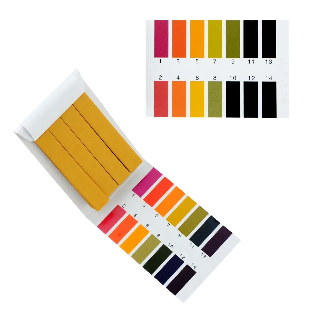 

80x PH Indicator Test Strips 1-14 Laboratory Paper Litmus Tester Urine Saliva Acid Base Test Of Aquarium General Indicator Paper