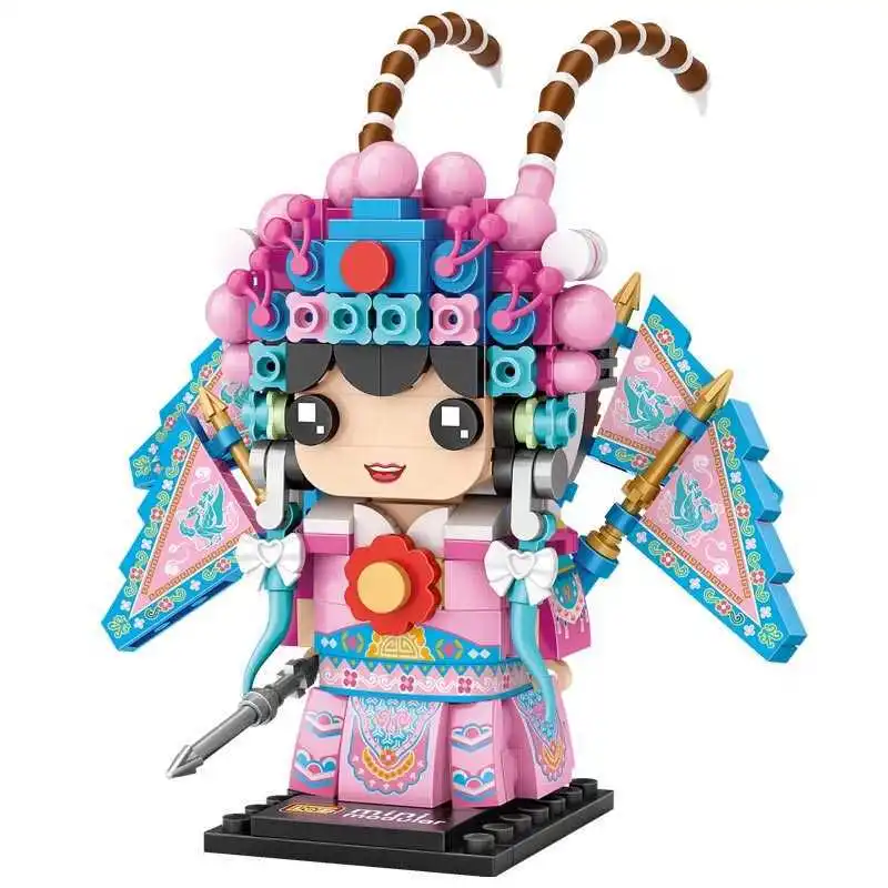 

2020 New Mini Blocks Heads Nutcracker King Bear Cartoon Cute Animal Snoring Soldiers Building Blocks Toys Children