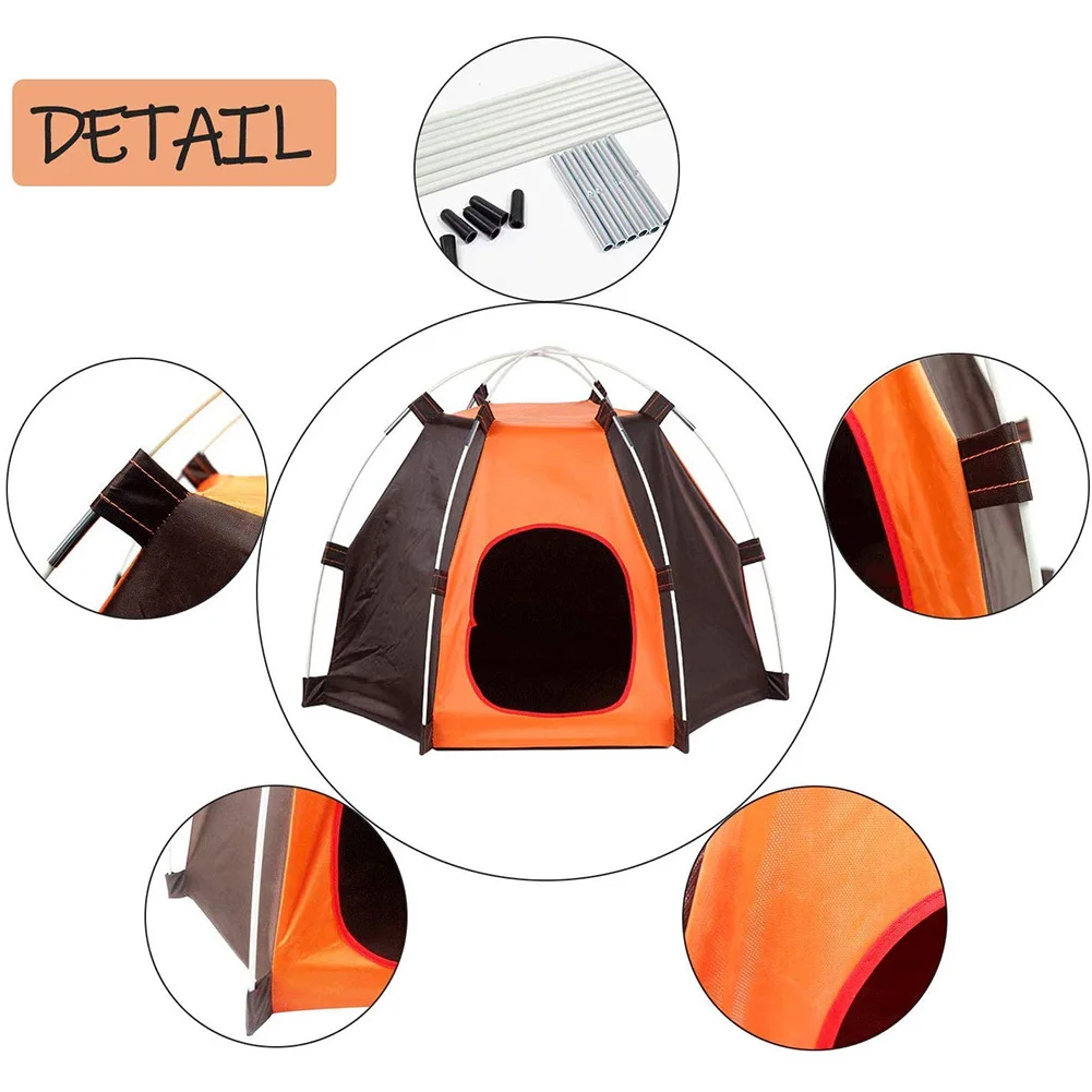 Водонепроницаемая палатка для домашних питомцев переносной складной