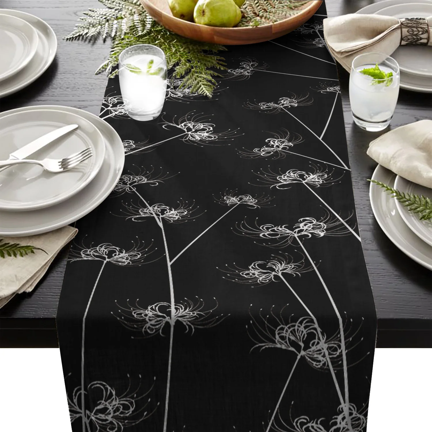 Цветок Lycoris Radiata Свадебная настольная дорожка украшение журнального столика