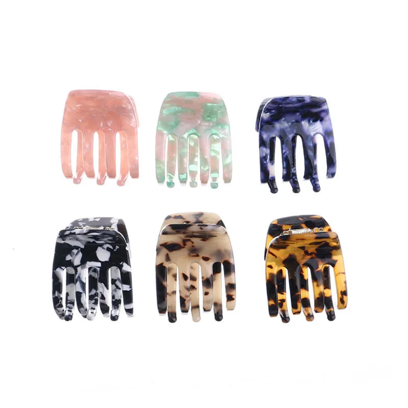 

2020 custom color design OEM ODM small hair claws jaw clamp for women girls
