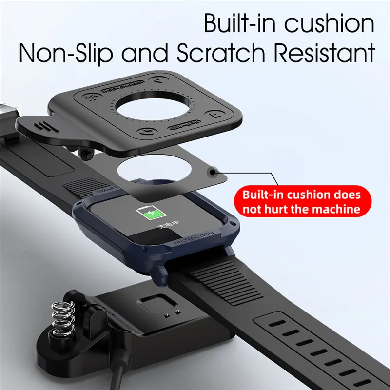 Replacement Portable Clip Magnetic Cradle for Huami bip lite midong Smart Watch A1608 Charging Dock For Amazfit Charger | Наручные часы