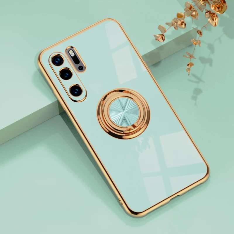 Роскошный мягкий силиконовый чехол с покрытием для Huawei P40Pro P50 Pro P40 Lite P30Pro
