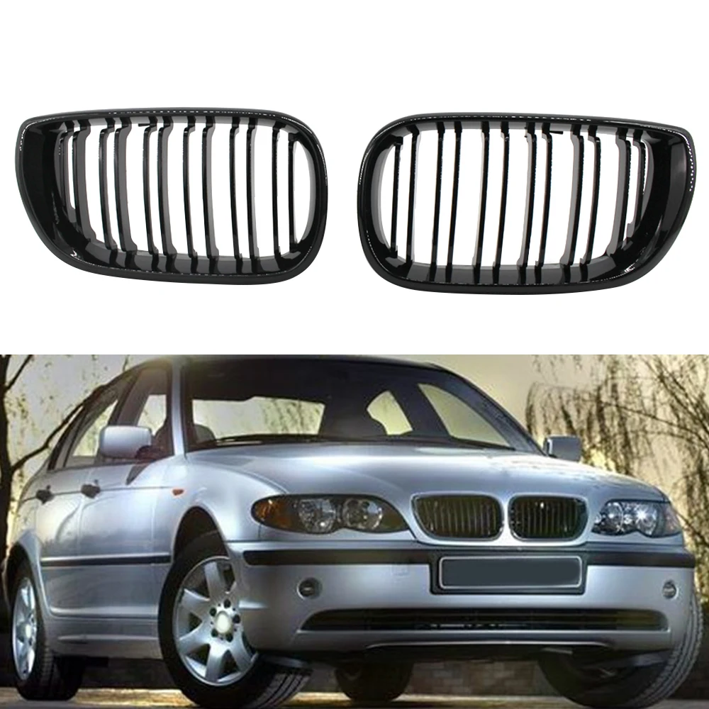 2 шт черные Передние решетки правая левая для BMW E63/E64 M6 630i 640i 650i 645ci и т. Д. 2003 2013