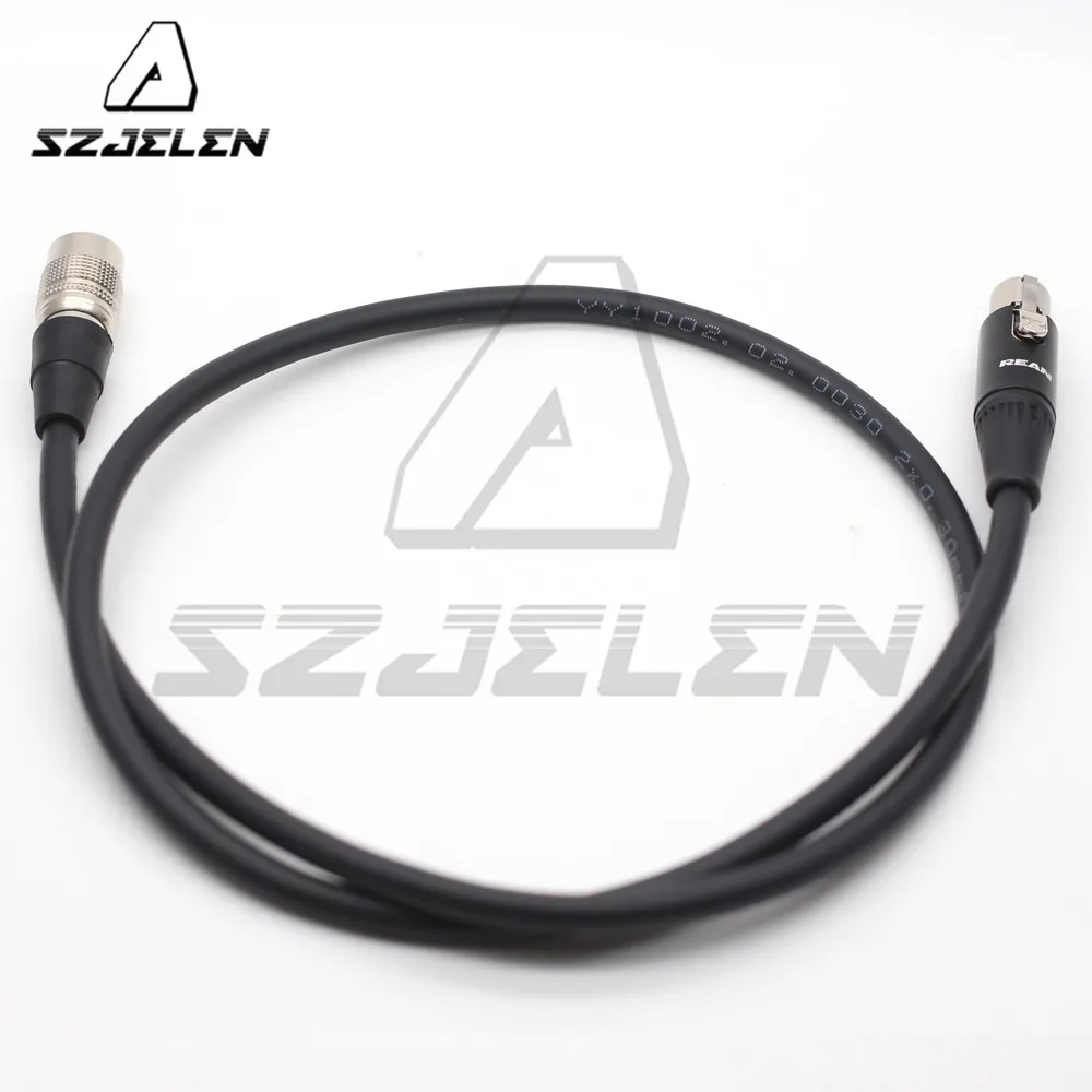 Камера 12v Hirose 4pin для mini XLR 4 pin female для tvlogic 055/056/058 кабель питания