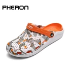 Сандалии унисекс, уличная пляжная обувь, шлепанцы с отверстиями, сандалии, клоги, женская обувь для сада и воды, летние легкие