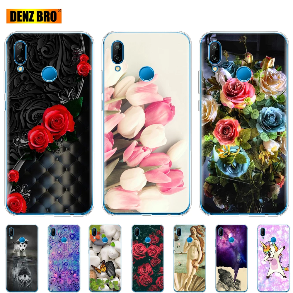 Чехол для huawei Nova 3 3i 3e силиконовый мягкий чехол из ТПУ задняя крышка телефона