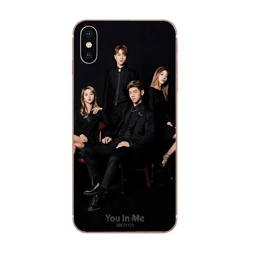 Розовый узор из ТПУ Корейская группа Kpop K.a.r.d для Huawei Nova 2 V20 Y3II Y5 Y5II Y6 Y6II Y7 Y9 G8 G9 GR3 GR5