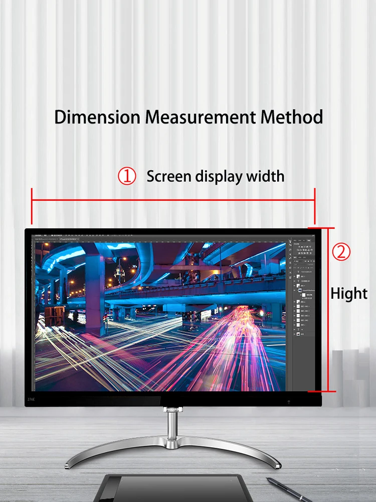 UDMA акриловая подвесная Защитная пленка для экрана монитора с защитой от