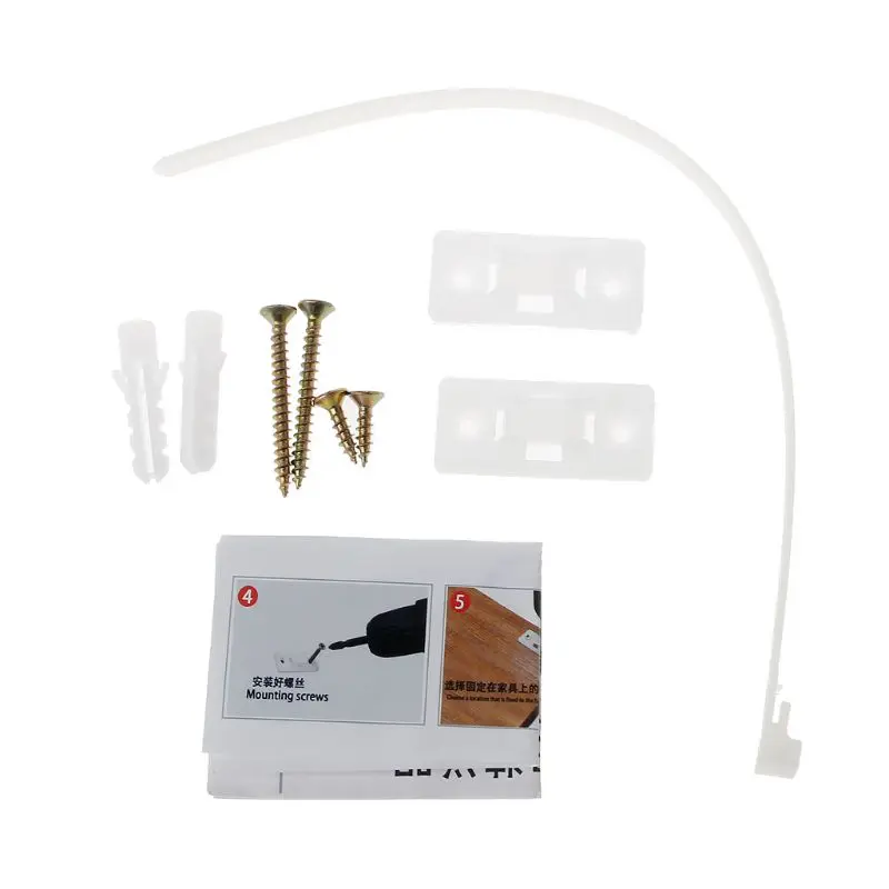 Мебельные анкеры анти наконечники сейсмостойкие ремни детский Безопасный Набор