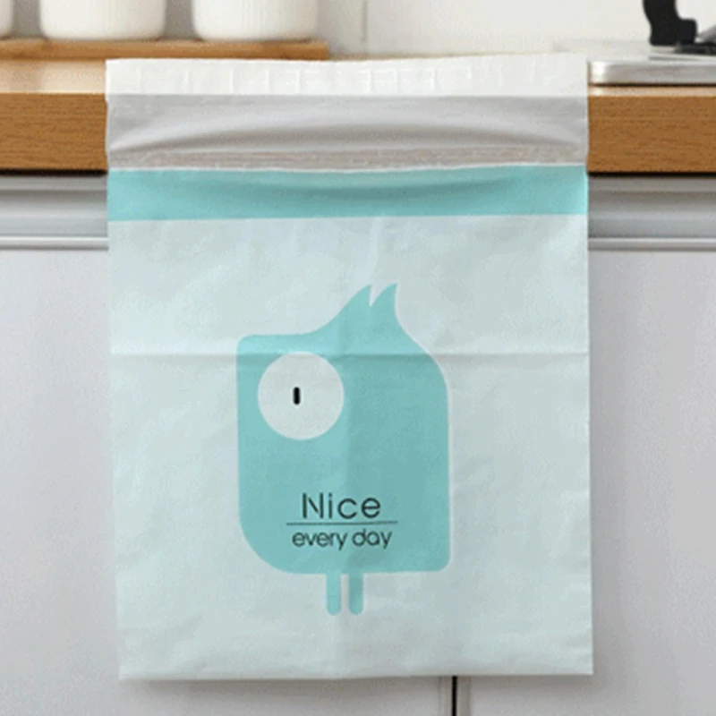 

Car Trash Bag Trash Can Sticky Cartoon Cute Portable Storage Car Disposable Cleaning Bag