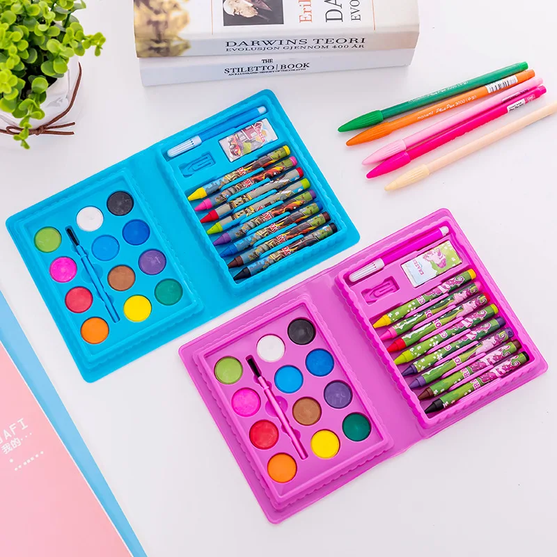 1 Набор креативных пластиковых карандашей для рисования детей нетоксичный