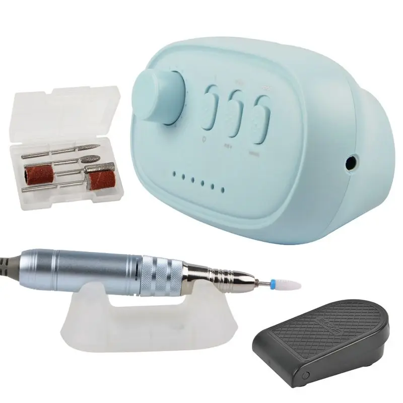 

35W 30000Rpm Electric Nail Drill Machine Nail Remover Grinding Manicure Pedicure Polisher Nail Art Tools Set Nail Equipment
