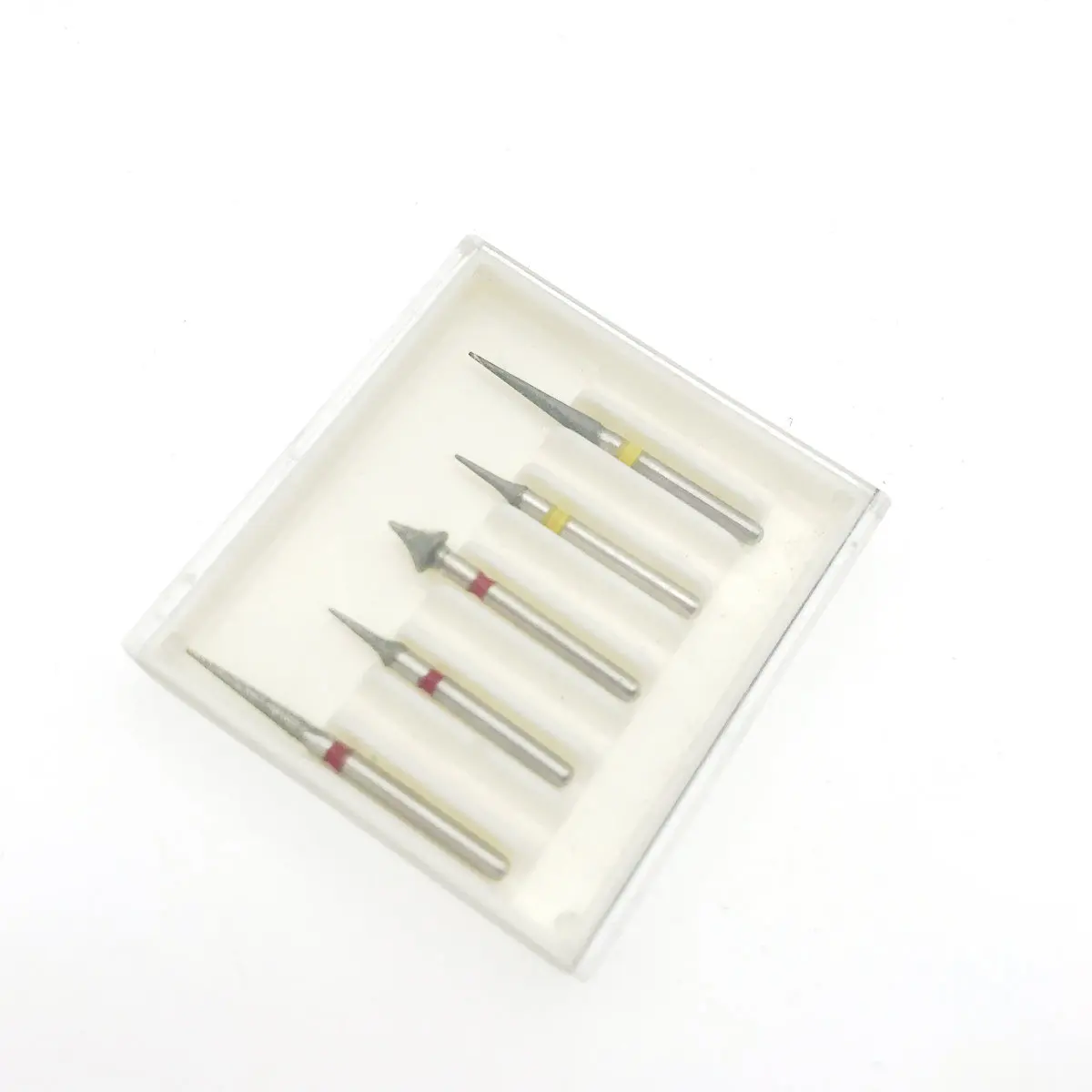 10packs/50pcs Dental Interproximal Enamel High Speed Diamond Burs Tooth Drill Set |
