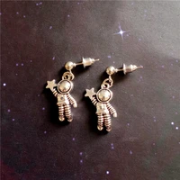 star stud earrings astronaut earrings man stud earrings space lover gift for astronomical lover creative earrings