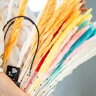 Сушеная маленькая пампасная трава, трава, фрагмиты, причастие, украшение для дома, свадьбы, L9, 15 шт.