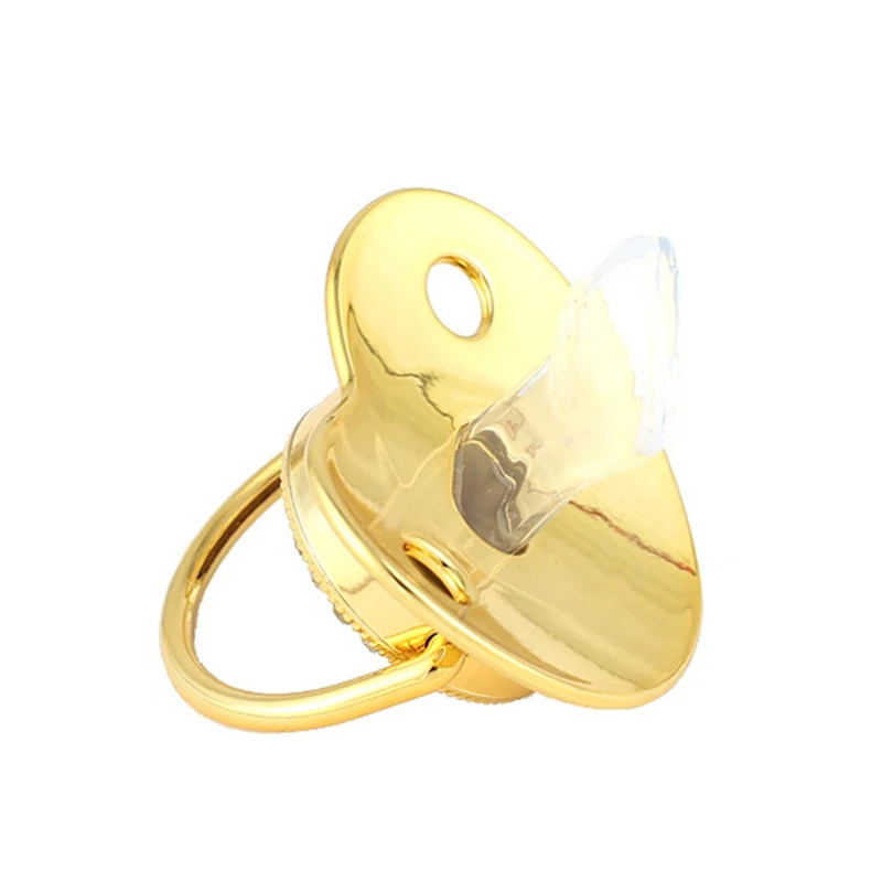 Силиконовая Детская Соска с магнитным зажимом именная буква для прорезывания