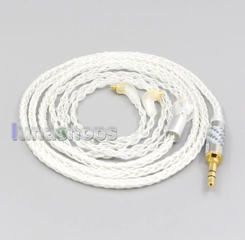 8 жильный посеребренный кабель для наушников LN006544 3 5 мм 2 XLR 4 OCC Etymotic ER4SR ER4XR ER3XR ER3SE