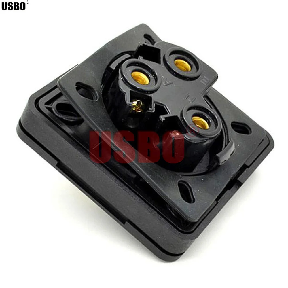 Черная водонепроницаемая розетка стандарта Австралии класс защиты IP44 15A 250 В|ac power