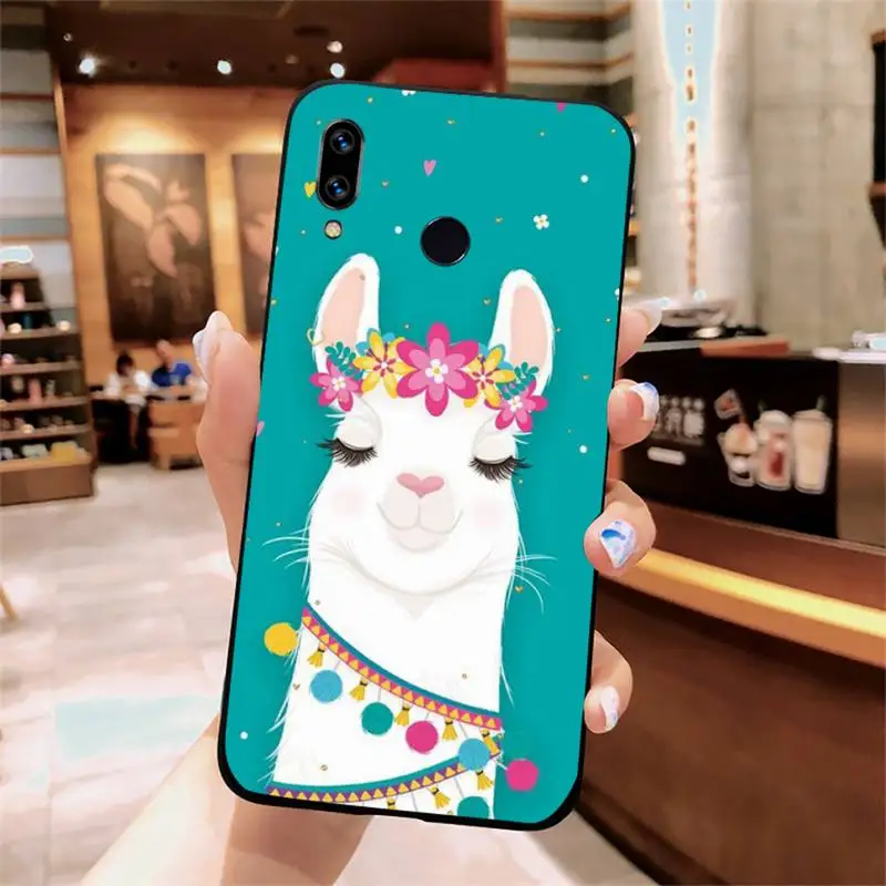 

Alpaca cute cartoon animal Phone Case For Xiaomi Redmi note 7 8 9 t k30 max3 9 s 10 pro lite
