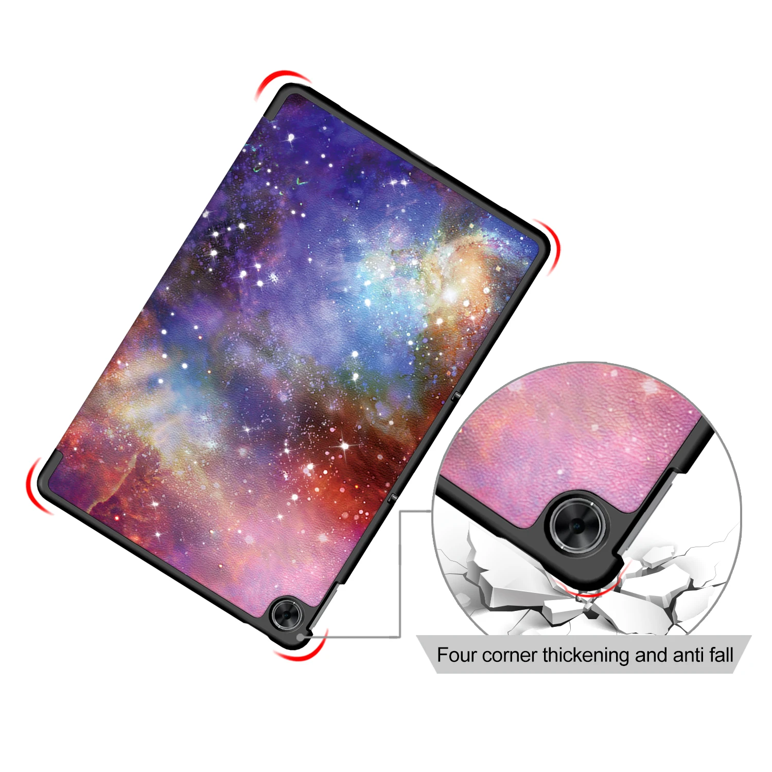 tablet case for realme padtri fold ultra slim folio shell cover case for realme pad 10 4 inch 2021 coque capa free global shipping
