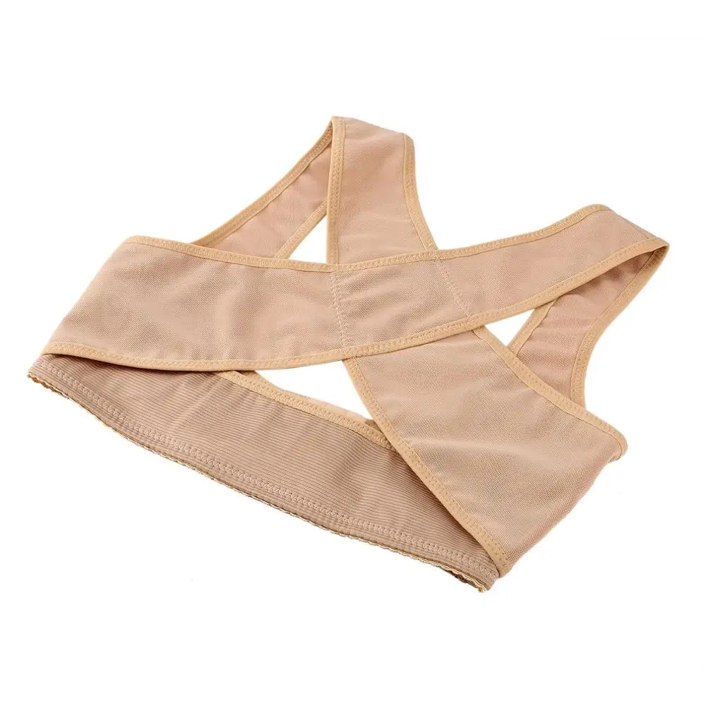 

Women Adjustable Elastic Back Support Belt Chest Posture Corrector Shoulder Brace Body Shaper Corset M/L Dropshipping