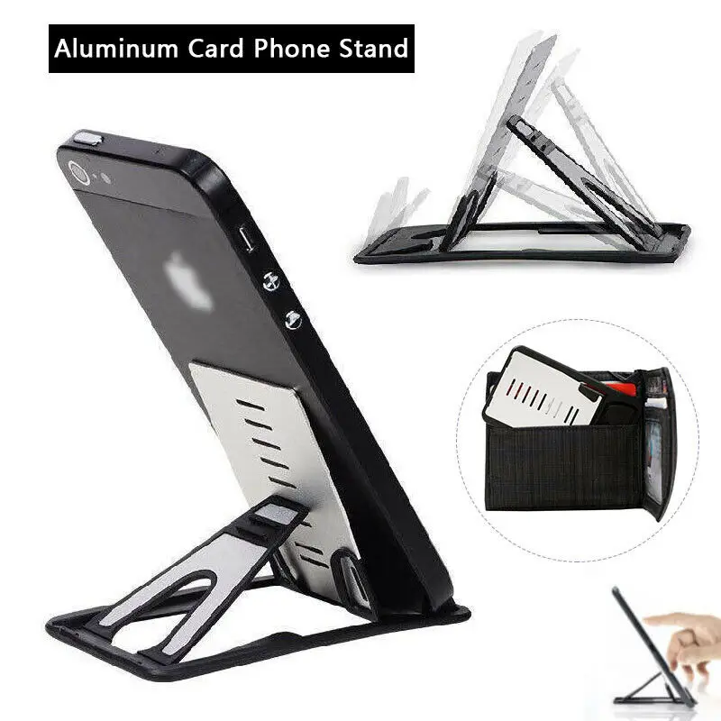 

Aluminum Alloy Card Stand Rack Anti-slip Durable Portable Bracket Support Accessories Desk Phone Holder Card Base