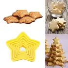 Сделай сам, звезда, любовь, форма Рождественская елка, форма для печенья, форма Звезды, помадка, торт, печенье, резак, формы, 3D украшение для торта, выпечка