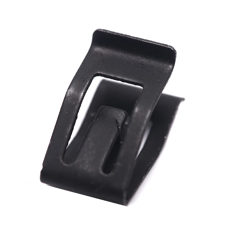 

New 10Pcs Universal Car Front Console Dash Dashboard Auto Trim Metal Retainer Black Rivet Fastener clip