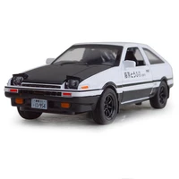 initial d ae86 alloy metal diecast cars model inital toy car vehicles rx7 pull back 128 light for children boy toys