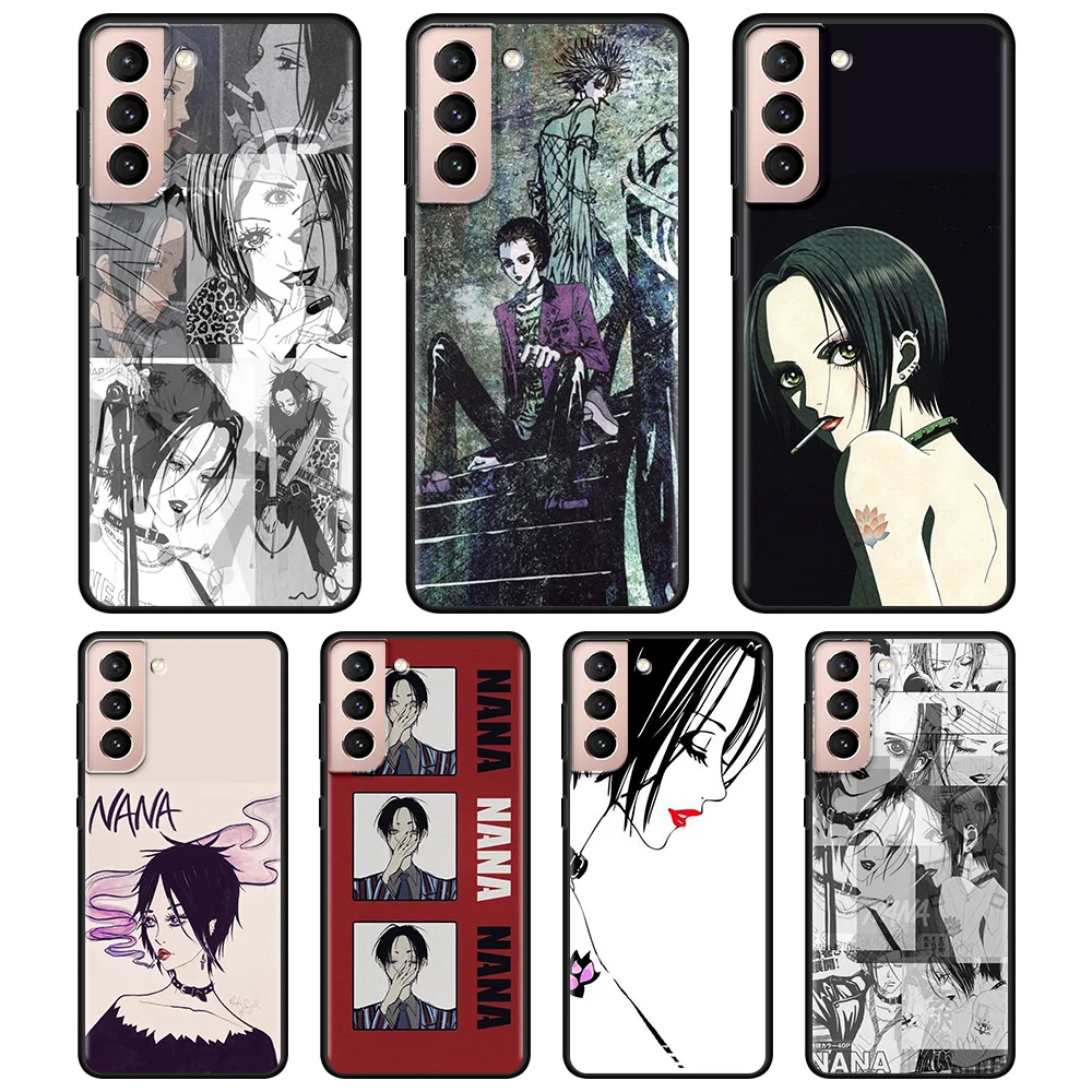 

Phone Case For Samsung S20 S21 FE Ultra S21 S20 S10 S9 S8 Plus S10Lite S10e S7 Edge Note 20 9 japan Anime Singer NaNa osaki