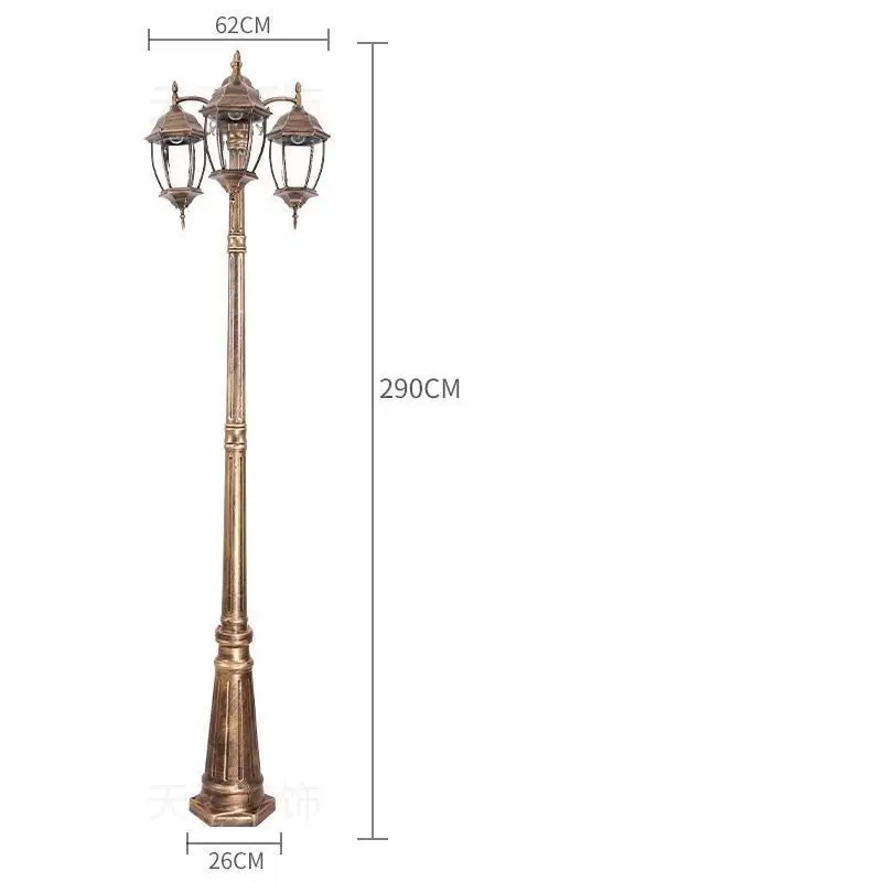 Светодиодная лампа Tuinlamp в квадратном стиле нарусветильник дорожный фонарь для