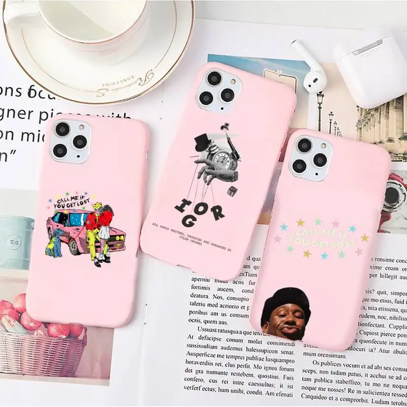 

Tyler Creator CALL ME IF YOU GET LOST Phone Case Candy Color for iPhone 6 7 8 11 12 s mini pro X XS XR MAX Plus