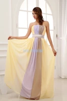 free shipping 2014 new design floor length brides maid dress maxi dresses long formal dress sexy chiffon bridesmaid dresses