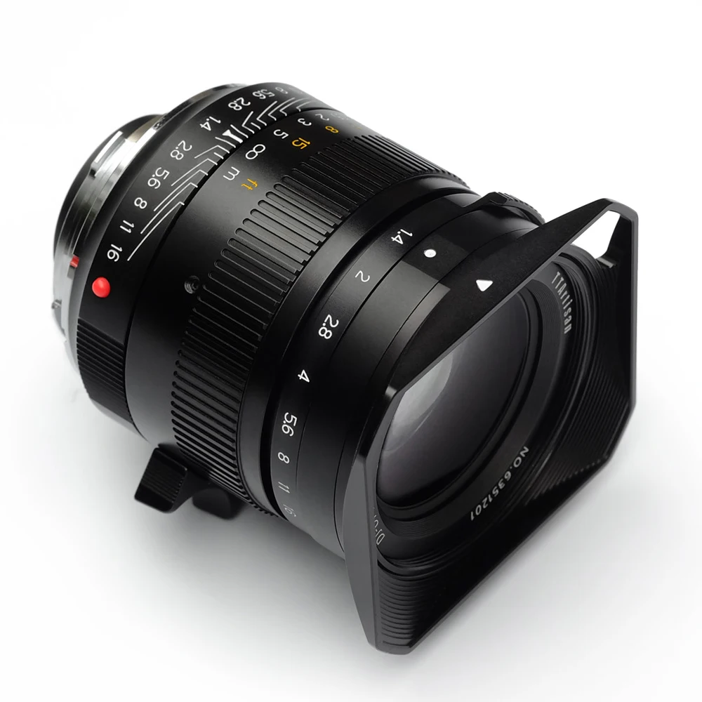 Крепление объектива TTArtisans M 35 мм F1.4 ASPH Full Fame для камеры Leica M240 M2 M3 M6 M7 M8 M9 M9p M10 M262 |