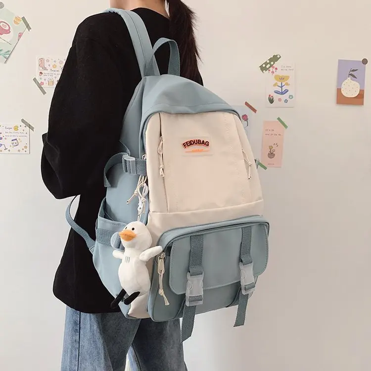 Нейлоновый рюкзак в школьном стиле для девочек-подростков повседневные дорожные