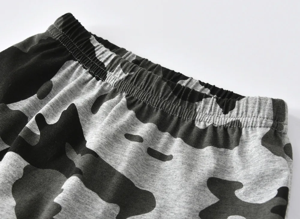 Комплект камуфляжной одежды из 2 предметов для новорожденных мальчиков и девочек