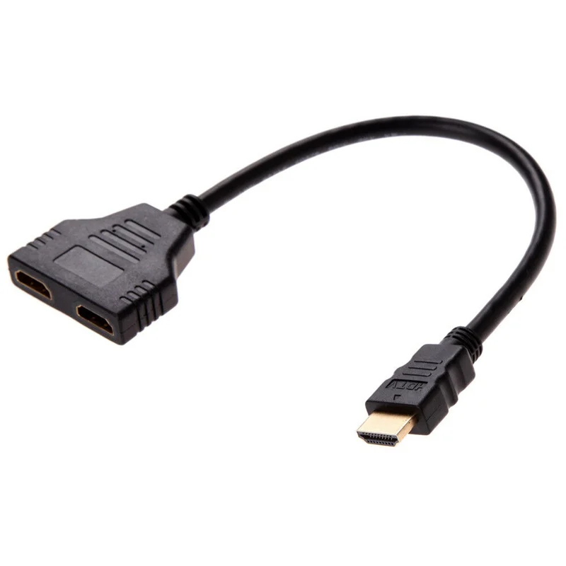 Высококачественный новый разветвитель EDAL 1 в 2 переходник для кабеля 1080P HDMI